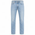Light Wash Premium Straight-Fit Jeans | Kurque Foursel