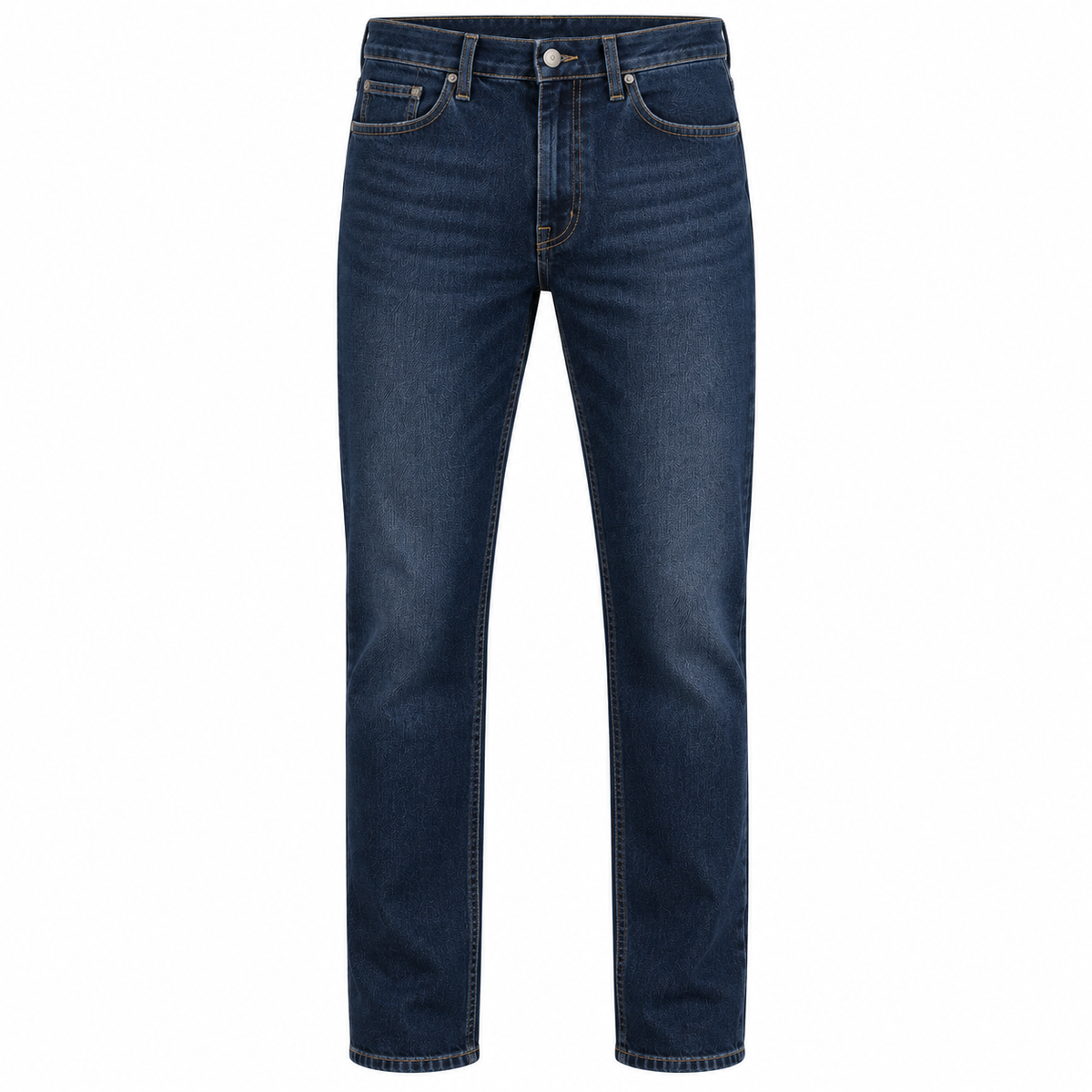 Dark Indigo Premium Straight-Fit Jeans | Kurque Foursel